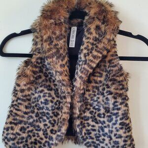Cherokee Girls Faux Fur Vest